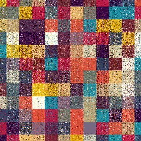 Illustration for Color brushed sparcle dots paint imitation background abstract illustration - Royalty Free Image