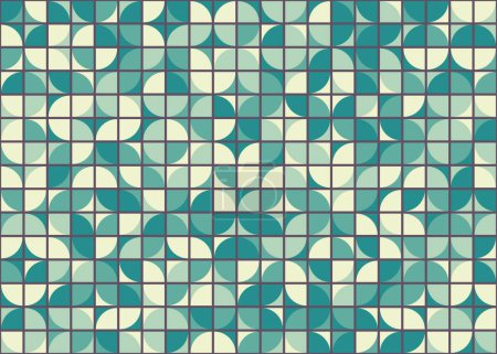 Ilustración de Resumen del patrón geométrico ilustración de arte computacional generativo - Imagen libre de derechos