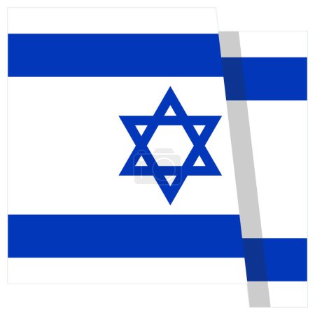 Téléchargez les illustrations : Illustration de l'icône Drapeau d'Israël - en licence libre de droit