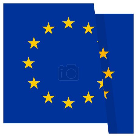 Photo for Flag of European Union icon illustration - Royalty Free Image