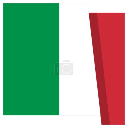 Photo for Flag of Italy icon illustration - Royalty Free Image