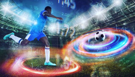 Online bet and analytics and statistics for soccer