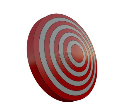 Photo for Target to hit, concept of aim for success. 3d render - Royalty Free Image