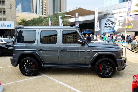 Photo for DUBAI, UAE - NOVEMBER 16: The Mercedes-AMG G 63 is on Dubai Motor Show 2019 on November 16, 2019 - Royalty Free Image