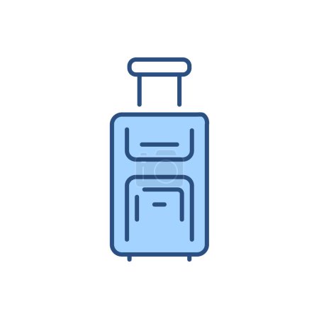 Téléchargez les illustrations : Suitcase Icon. Suitcase Related Vector Line Icon. Editable Image - en licence libre de droit