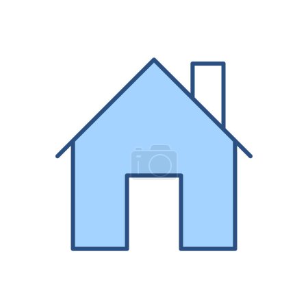 Téléchargez les illustrations : Icône vectorielle liée à la maison. Isolé sur fond blanc. Illustration vectorielle - en licence libre de droit