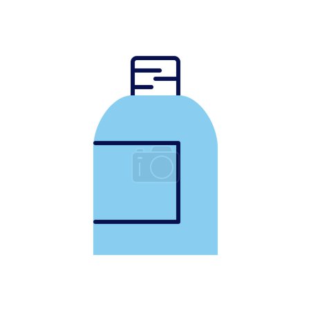 Illustration for Medical Bottle Related Vector Icon. Bottle sign. Drugs icon. Isolated on White Background - Royalty Free Image