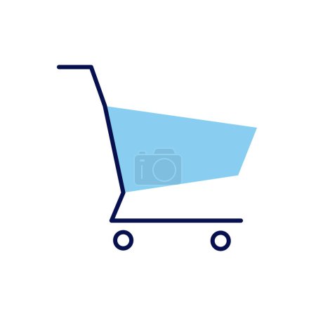 Photo for Shopping Cart related vector icon. Isolated on white background. Vector illustration - Royalty Free Image
