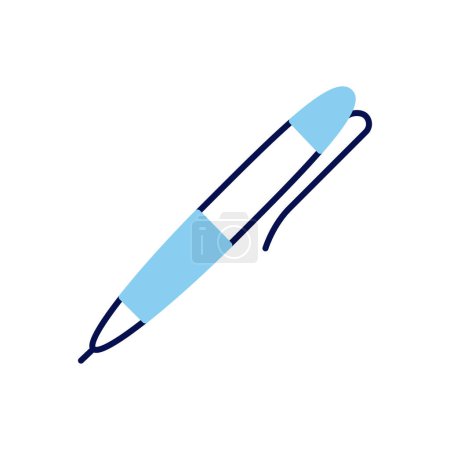 Illustration for Pen related vector icon. Isolated on white background. Vector illustration - Royalty Free Image