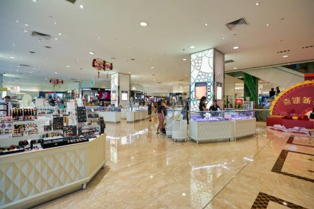 Photo for SINGAPORE - CIRCA JANUARY, 2020: interior shot of Takashimaya department store in Singapore. - Royalty Free Image