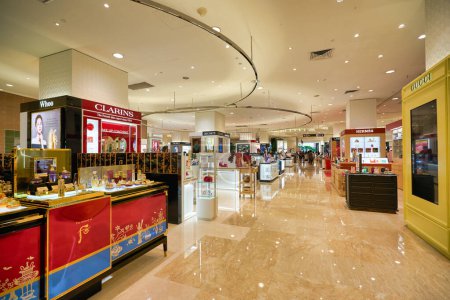 Photo for SINGAPORE - CIRCA JANUARY, 2020: The History of Whoo products on display at Takashimaya department store in Singapore. - Royalty Free Image