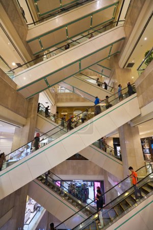 Photo for SINGAPORE - CIRCA JANUARY, 2020: interior shot of Nge Ann City shopping center. - Royalty Free Image