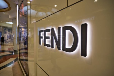 Photo for SINGAPORE - CIRCA JANUARY, 2020: close up shot of Fendi sign as seen at the store in Nge Ann City shopping center. - Royalty Free Image