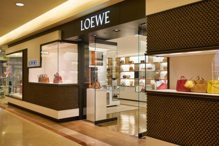 Photo for SINGAPORE - CIRCA JANUARY, 2020: entrance to Loewe store in Nge Ann City shopping center. - Royalty Free Image