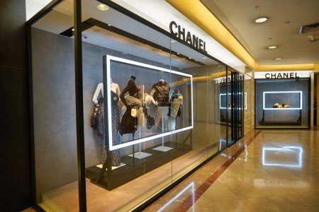 Photo for SINGAPORE - JANUARY 19, 2020: Chanel storefront at Ngee Ann City in Singapore. - Royalty Free Image