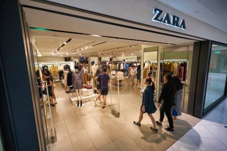 Photo for SINGAPORE - JANUARY 19, 2020: entrance to Zara store at Ngee Ann City in Singapore. - Royalty Free Image