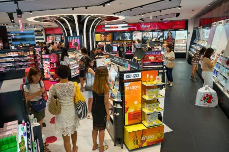 Photo for SINGAPORE - CIRCA JANUARY, 2020: interior shot of Sephora store at Nge Ann City shopping center. - Royalty Free Image
