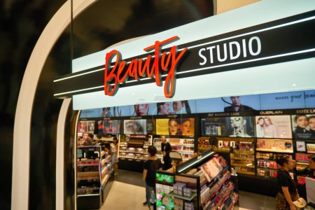 Photo for SINGAPORE - CIRCA JANUARY, 2020: Beauty Studio sign as seen at Sephora store in Nge Ann City shopping center. - Royalty Free Image