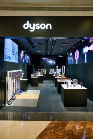 Photo for SHENZHEN, CHINA - CIRCA NOVEMBER, 2019: goods on display at Dyson store in Shenzhen. - Royalty Free Image