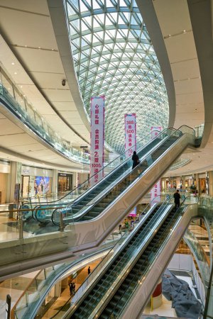 Photo for SHENZHEN, CHINA - CIRCA NOVEMBER, 2019: interior shot KK Mall shopping center in Shenzhen. - Royalty Free Image