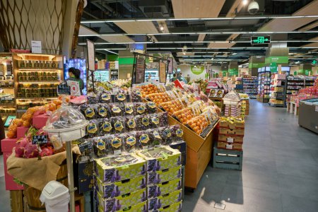 Photo for SHENZHEN, CHINA - CIRCA NOVEMBER, 2019: interior shot of blt supermarket in Shenzhen. - Royalty Free Image