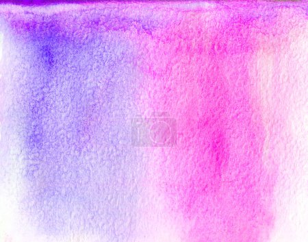 Téléchargez les photos : Aquarelle abstraite couleurs fond rose, violet et violet - en image libre de droit
