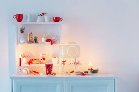 Téléchargez les photos : Barre de bonbons de Noël en rouge et blanc - en image libre de droit