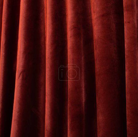 Photo for Dark background of classic velvet curtain - Royalty Free Image