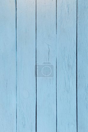Photo for Old blue painted wooden background - Royalty Free Image