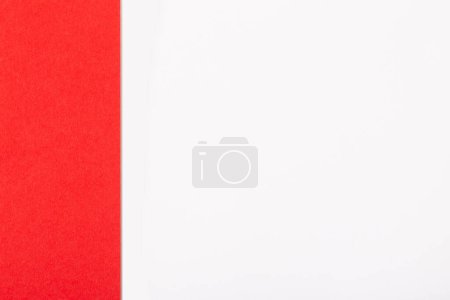 Photo for Christmas red and white paper background - Royalty Free Image