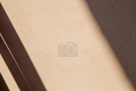 Photo for Background of yellow wall in sunlight - Royalty Free Image
