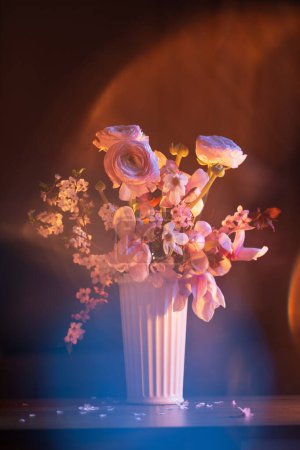 Foto de Flores de primavera de cerca en la luz de color - Imagen libre de derechos