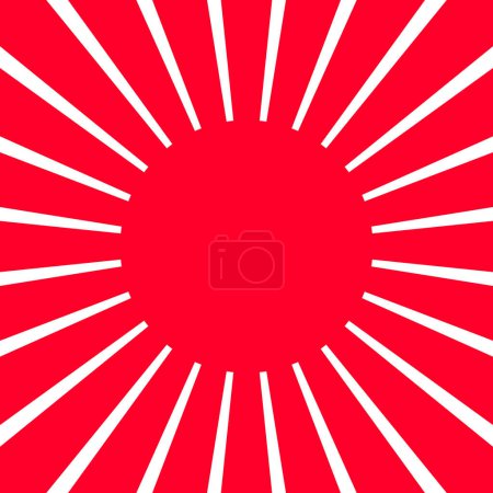 Illustration for National flag of Japan - Royalty Free Image