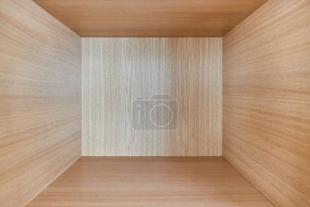 Photo for Empty self in a wardrobe storage compartment cabinet - Royalty Free Image