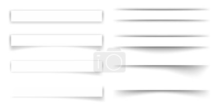Foto de Conjunto de separadores de sombras y marco, elementos de diseño vectorial - Imagen libre de derechos