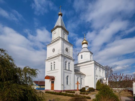 Photo for Old ancient St. Nicholas Church in Logoisk, Minsk region, Belarus. - Royalty Free Image