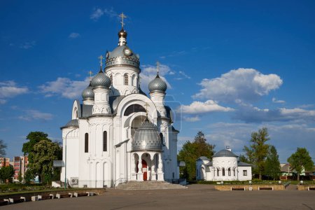 Foto de Antiguo Iglesia ortodoxa de San Miguel Arcángel, Bereza, región de Brest, Bielorrusia. - Imagen libre de derechos