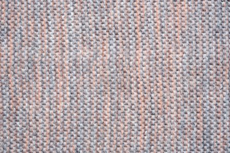 Photo for Knitted melange multicolor background from woollen yarns. Abstract texture of a knitted fabric. - Royalty Free Image