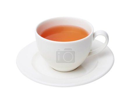 Téléchargez les photos : Tasse de thé isolé sur fond blanc - en image libre de droit
