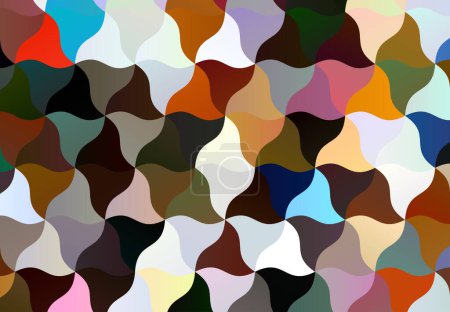Illustration for Abstract geometric vector polygon background - Royalty Free Image