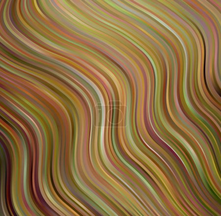 Illustration for Multicolor striped abstract background. Vector illustration. - Royalty Free Image