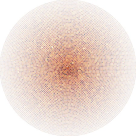 Ilustración de Fondo de vector de círculo geométrico abstracto - Imagen libre de derechos