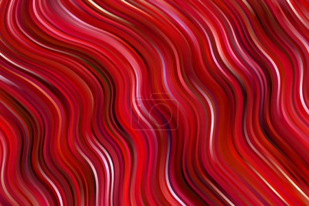 Illustration for Multicolor wave lines abstract background - Royalty Free Image
