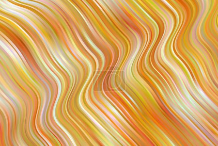 Illustration for Multicolor wave lines abstract background - Royalty Free Image