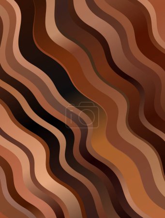 Foto de Multicolor líneas de onda fondo abstracto - Imagen libre de derechos