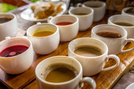 Assortiment of coffee and tea