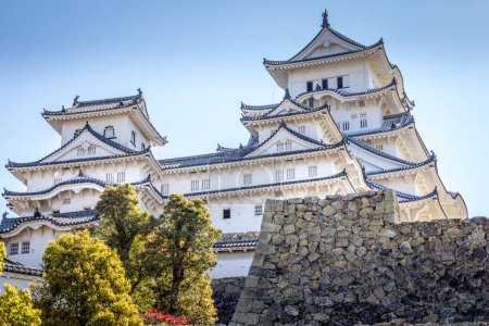 Blick auf die Burg Himeji, Hyogo, Japan