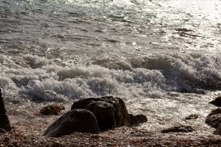 Rochers typiques de la plage de Scopello, Trapani. Italie