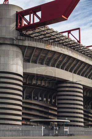 Téléchargez les photos : Milan, Italie - Octobre 2023 : l'emblématique stade San Siro - en image libre de droit