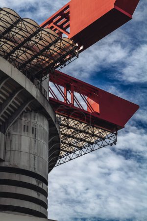 Téléchargez les photos : Milan, Italie - Octobre 2023 : l'emblématique stade San Siro - en image libre de droit